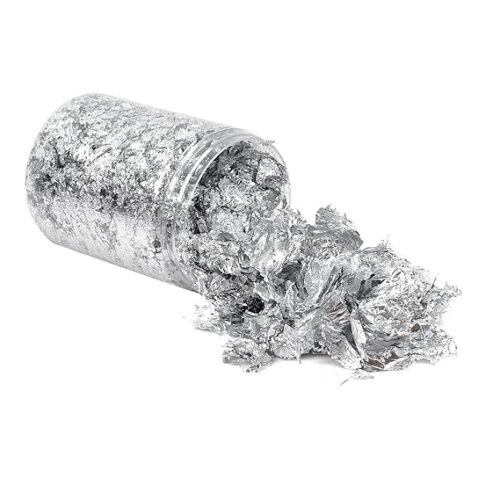 Silver Foil Flakes Jumbo Pack