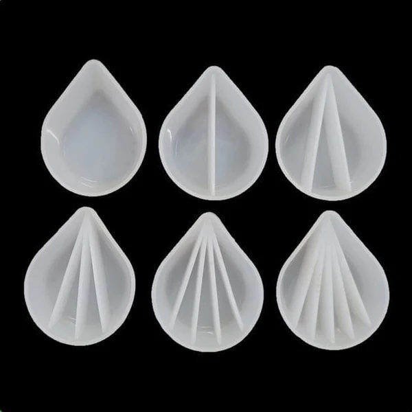 6 pcs Multi Colour Pouring Silicone cups