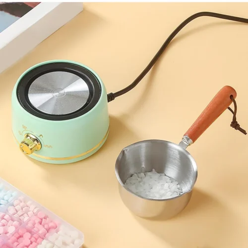 500 ML Mini Wax Melter With Heating Pot Set
