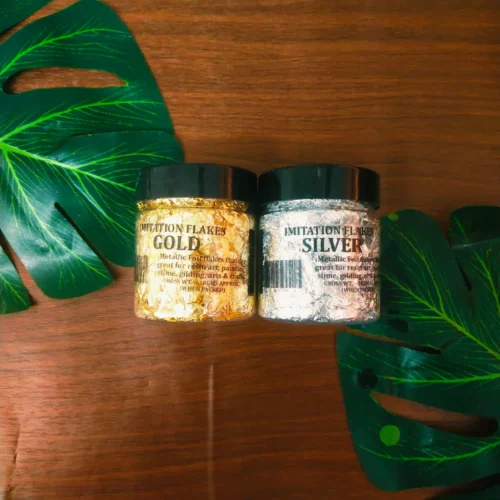 Silver Foil Flakes Jumbo Pack